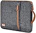 Price comparison product image LONMEN 13-13.3 Inch Water Resistant Laptop Sleeve Bag Case with Handle for 13" MacBook Air 2014-2017/13.3" ThinkPad L390 Yoga / 13.9" Lenovo Yoga C930 GLASS / 14" HP EliteBook 1040 G5, Dark Gray