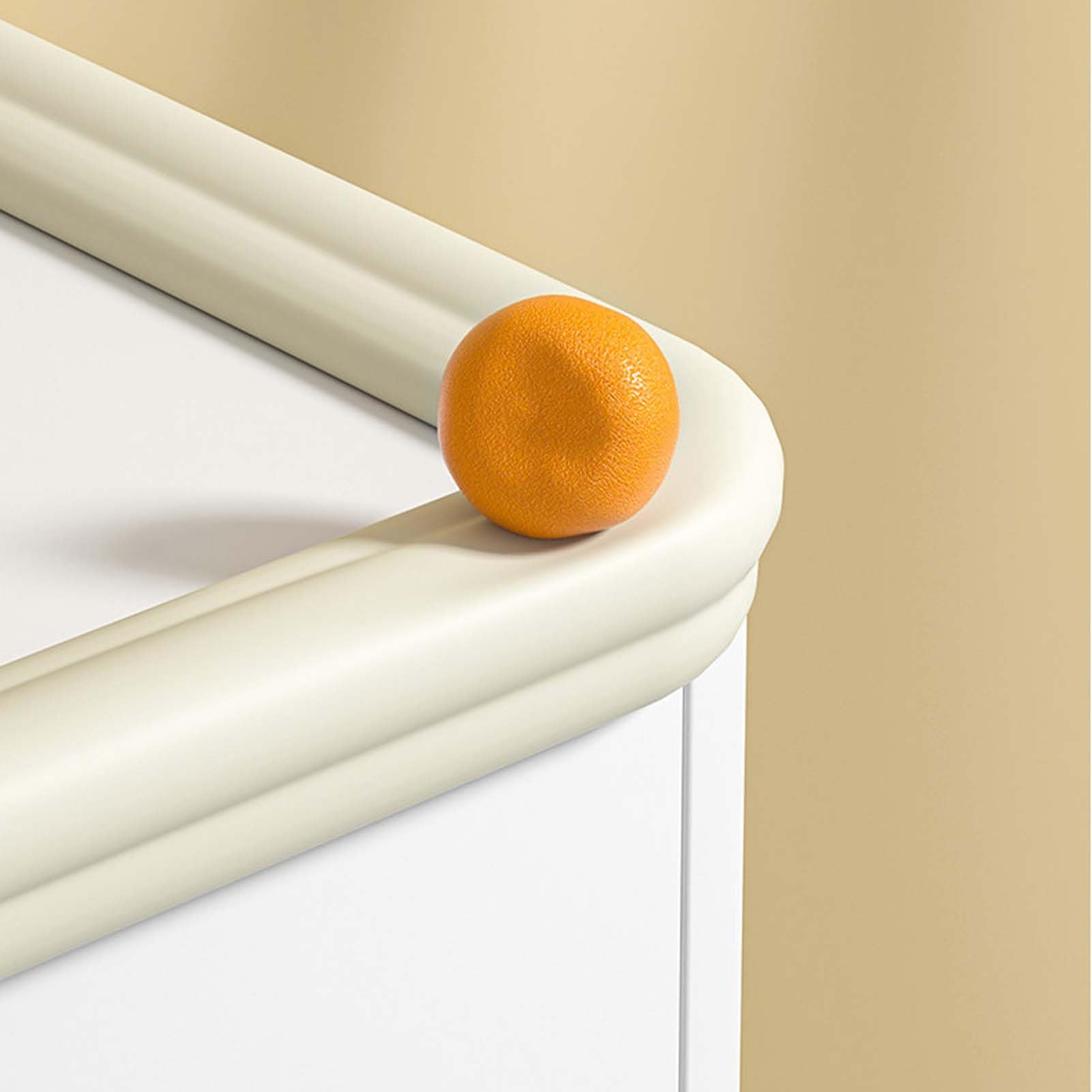 Protector De Bordes para Muebles, Tira Antigolpes De Espuma, Protector De Esquinas Y Mesas, Parachoques Suave, Cinta De Doble Cara, Flexible, Elástica, Fácil De Cortar