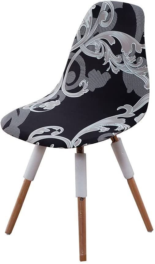 Fundas de Terciopelo para Sillas de Comedor Juego de 1/2/4/6, Fundas para Sillas de Comedor Reutilizable Funda para Sillón Inclinado Antideslizante Cubiertas para Sillas Ajustables ( Color : #57 , Siz