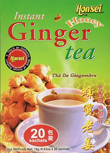 Honsei Instant Ginger Honey Tea, 18 g/0.63 oz., 20 Sachets - //coolthings.us