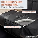 Car Seat Protector - Extra Big [ISOFIX Compatible] - Black - Image 4