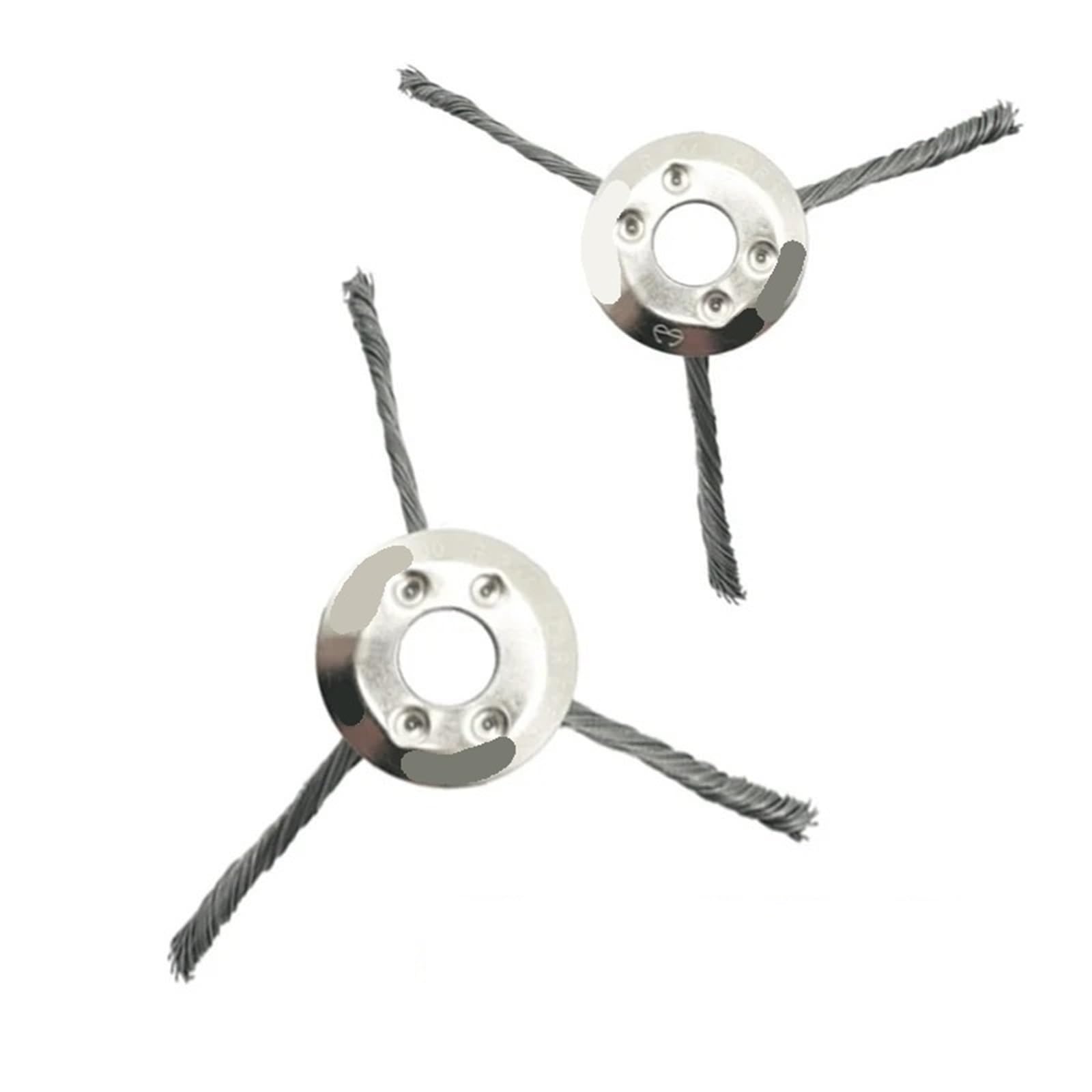 Compatibile con le testine for spazzole metalliche LUSQI | Set spazzole in filo d'acciaio for la rimozione della ruggine e del muschio dal decespugliatore a benzina(Gold)