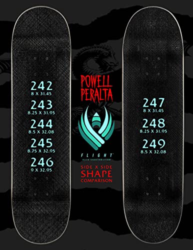 Retro Black Series Flight Skateboard Deck by Powell Peralta (Kids)