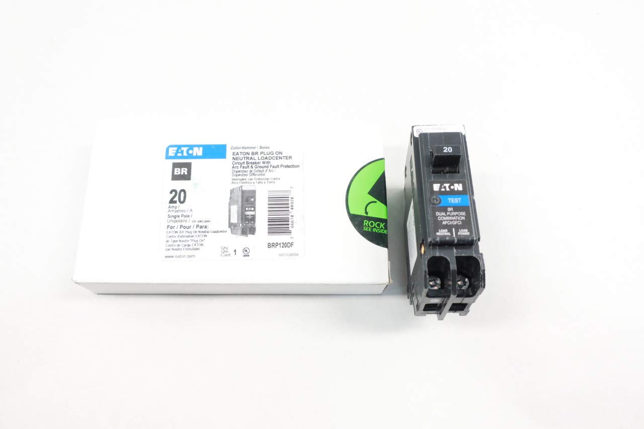 CUTLER HAMMER BRP120DF Circuit Breaker 1P 20A 120V-AC