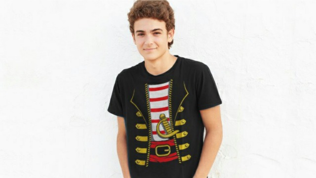 Camiseta pirata juvenil para niños y niñas miniatura 6