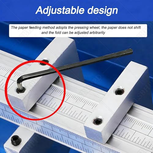 Heavy Duty 3-in-1 Creasing Machine, Automatic Booklet Maker & Folding Machine for Binding Documents, Greeting Cards & Photo Paper up to 520mm/20.5in