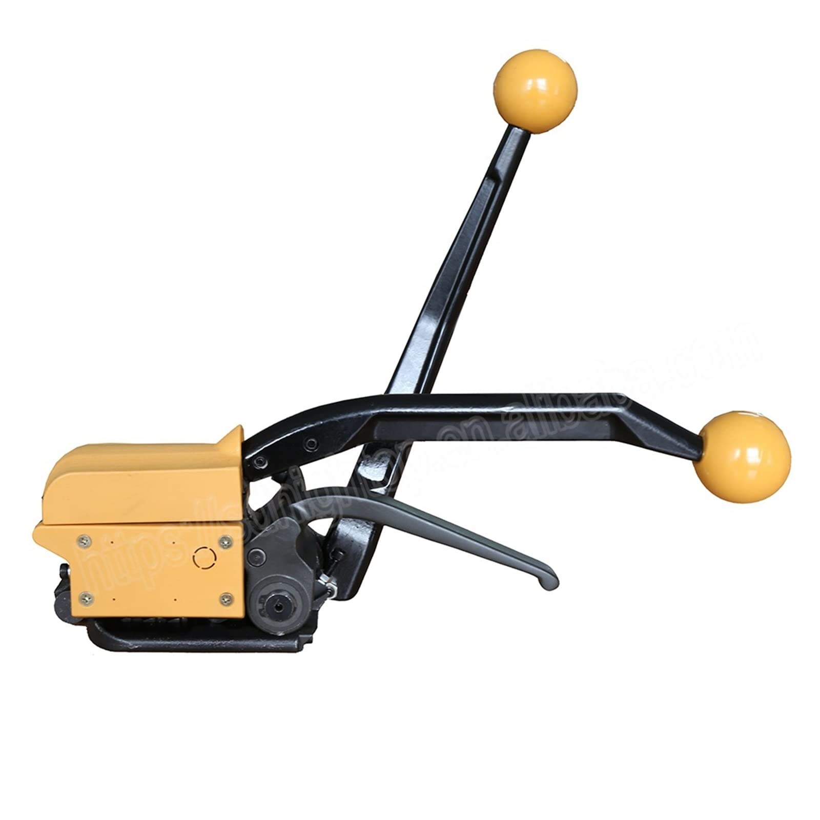 Haute précision Outil de cerclage manuel en acier A333 sans boucle Machine de cerclage en acier portable sans joint for feuillard en acier de 13/16/19 mm Avec une large gamme d'applications(13mm)