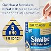 Similac 360 Total Care Infant Formula, Has 5 HMO Prebiotics, Our Closest Prebiotic Blend to Breast Milk, Non-GMO, Baby Formula Powder, 36-oz Value Can, Pack of 3 #1