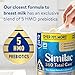 Similac 360 Total Care Infant Formula, Has 5 HMO Prebiotics, Our Closest Prebiotic Blend to Breast Milk, Non-GMO, Baby Formula Powder, 36-oz Value Can, Pack of 3