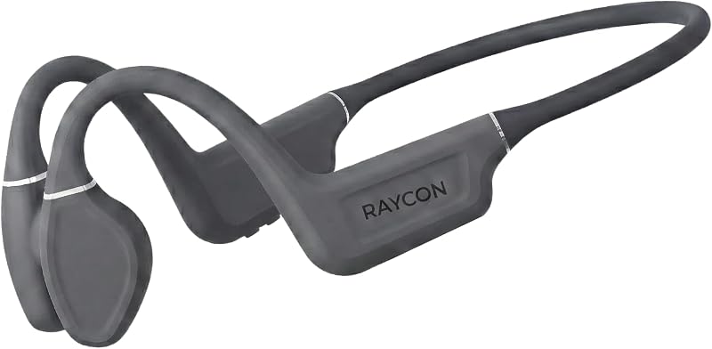 Raycon Bone Conduction Headphones - Open Ear Running Headphones & Bluetooth Earbuds, Sweat & Water-Resistant with Mic (Gray) image 2