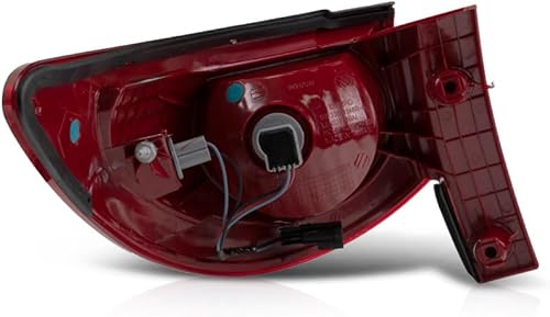 Miniatura 2 de KarParts360 Para Chevy 2009 2010 2011 2012 Conjunto de luz trasera transversal del lado del pasajero con bombillas para GM2801238  15912686