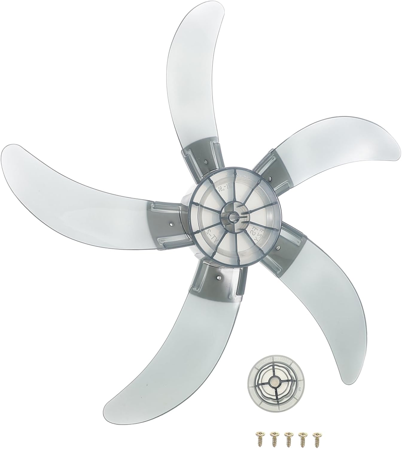 5 Fan Stand Replacement Parts 18' Metal Fan Leaves Screws and Nut Accessories