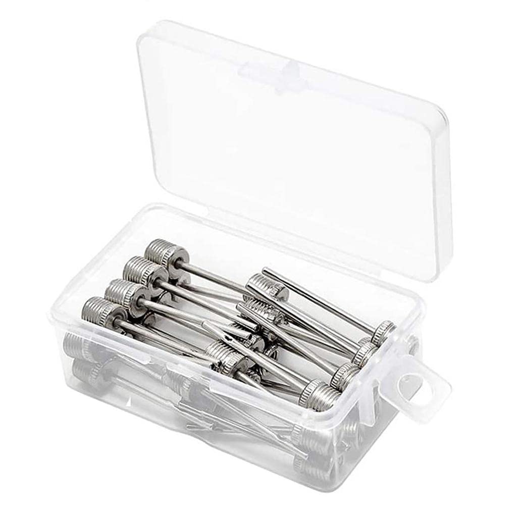 LICHTS 30x Anti-Rust Ball Pump Needle Basketball Inflating Pin Adapter 38mm Needles-image-33