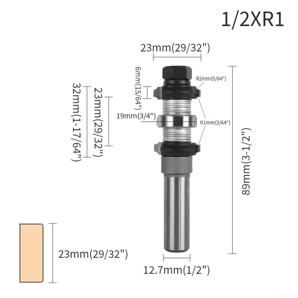 Fresa Doble Rodamiento R1 Corte para preciso para madera Fresa(R2)