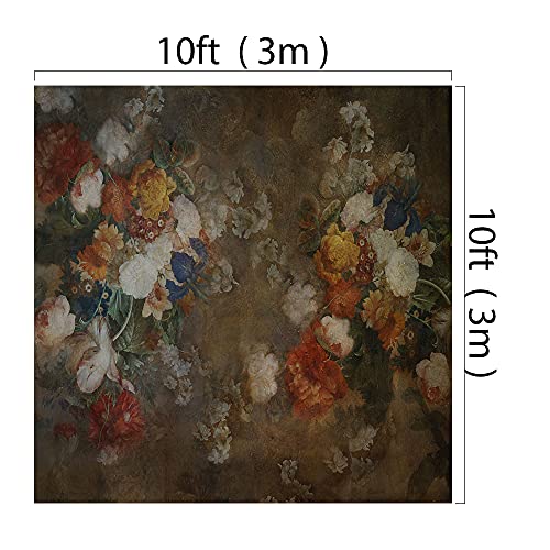 Kate 10×10Ft Brown Portrait Blossom Backdrop Abstract Flower Photography Background Floral Photo Studio Props For Photographer Pictures Microfiber #TOP1