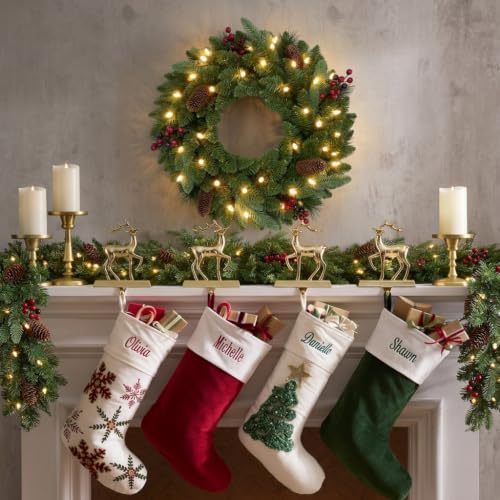 26-in Pre-Lit Christmas Wreath w/ 40 LEDs and Timer 31.79 w/ Code + 40% Off Code TDYCW46A - image 2