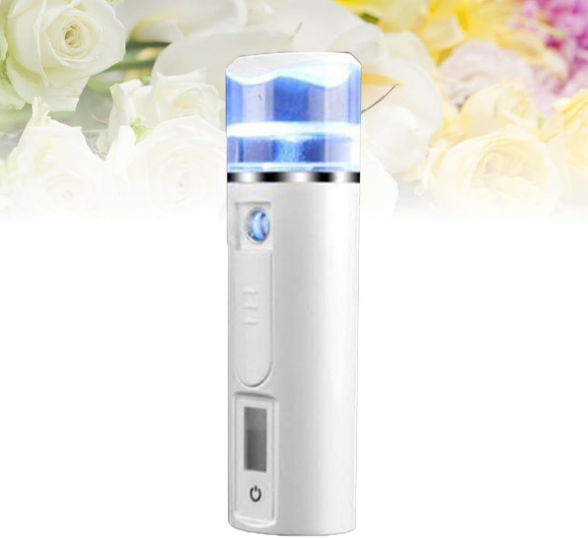 Portable Facial Steamer Nano Mist Cooler with 30ml Capacity, Abs Material, Non-Slip Design and Comfortable Grip for Skin Care Hydration and Moisturizing