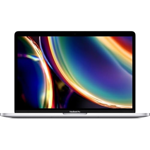 Apple MacBook Pro 13" with Touch Bar, 10th-Generation Quad-Core Intel Core i7 2.3GHz, 32GB RAM, 512GB SSD, Silver (Mid 2020) (Renewed)