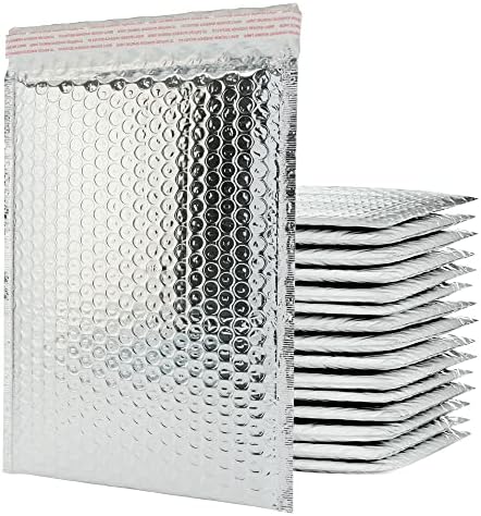 Padded Bubble Mailers, Assorted Sizes, Pack Of 10-200, Brown, Protective Mailing Envelopes (10, 170x225 Mm