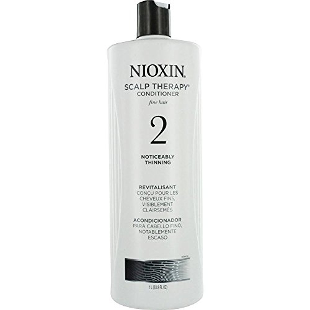 Nioxin System 2 Kopfhaut Revitaliser Conditioner Für Spürbar Ausdünnung Natürliche Haar 1000Ml (Packung mit 2)