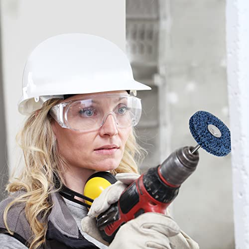 Shineboc CSD Scheibe,100mm CBS Reinigungsscheibe Grobreinigungsscheibe CBS Schleifscheibe Schleifscheiben für Bohrmaschine von Farbe, Rost, Oxidation Reinigen & Entfernen(Blau)