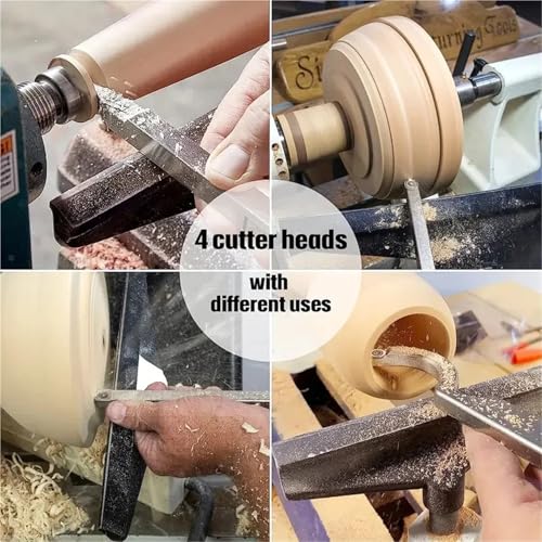 CLLBANT Wood Turning Tools Handheld Woodworking Hand Tools Swan Neck Aluminum Handle for Woodworking Lathe Tool - Image 4