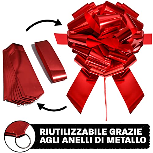 Praknu Fiocco Regalo Gigante per Auto - XXL ø 40