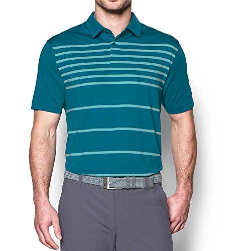 Polo rayé pour homme Under Armour idéal pour vos parcours de golf