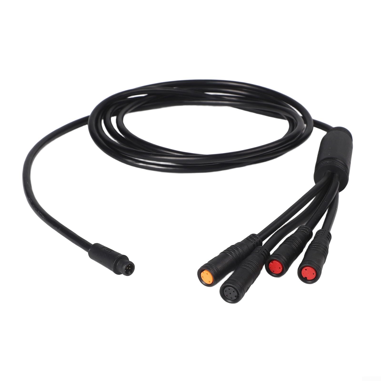 Câble de trottinette électrique pour 901 Display Controller Ligne de connexion Instrument Faisceau de câblage PVC 6 broches pour modèles 1T3/1T4/1T5, noir, 1,3 à 1,8 m (1T4 1,45 m)