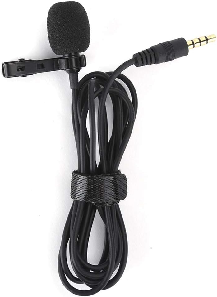 Image of coku 1.5 Meter Wired Collar Mic for Mobile, YouTube, Singing & PC | Lavalier Microphone with Noise Filter for Smartphone, DSLR, Laptop, Audio & Voice Recording - Plug & Play (1.5 Meter)
