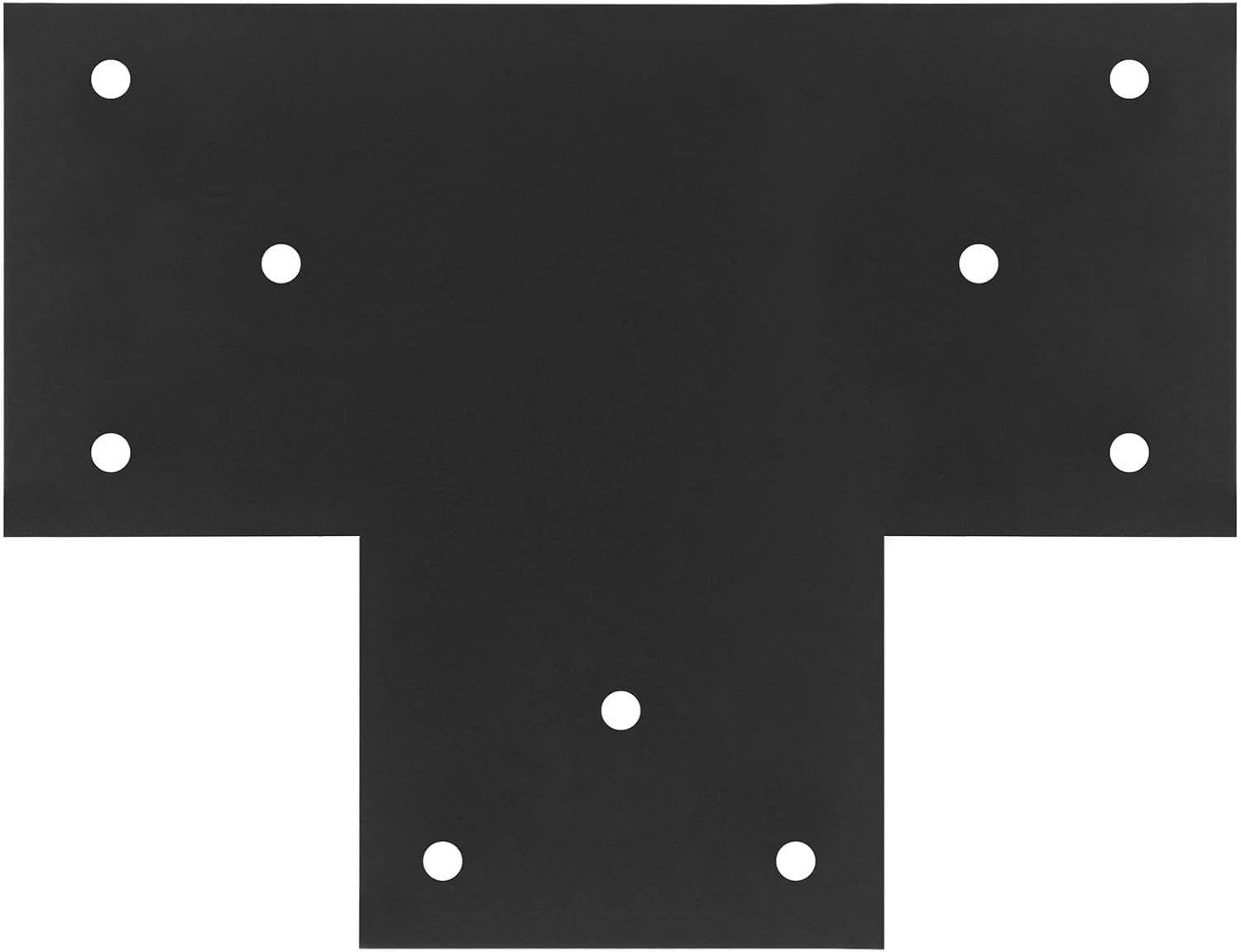 2 PCS T Bracket for 8x8 Wood Post, 6 Gauge Heavy Duty T-Strap Connector for Pergola, 15-3/4" x 7"