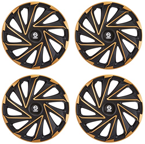 Sparco Spc1680Gdbk Set Copricerchi 4 Pezzi Varese