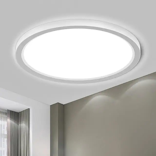 LQWELL LED Ceiling Light - IP44 Waterproof Round/Square Bathroom & Living Room Lighting