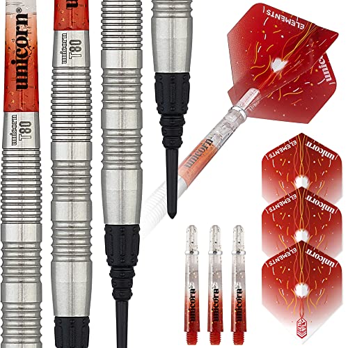 Unicorn Soft Tip Professional Darts Set, Red, 21 g