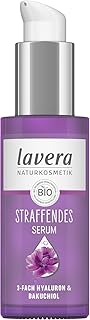 lavera Straffendes Serum - vegan - Naturkosmetik - 3-fach-Hyaluron & und dem Power-Wirkstoff Bakuchiol - ohne Nanopartikel - ohne Alkohol - Feuchtigkeit und Pflege - 30 ml (1 Stück)