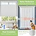 BERISSA No Drill No Tools Cellular Shades Top Down Bottom Up Honeycomb Blinds Blackout Light Filtering Cordless Window Blinds for Home Office Easy to Install,Custom Color,Custom Size