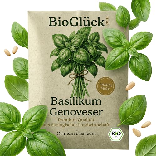 BioGlück Bio-Basilikum Genoveser Kräutersamen