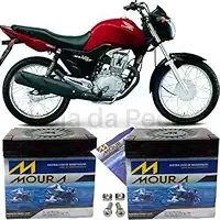 Bateria De Moto Moura Original Top Cg 150 Start 2005 À 2016