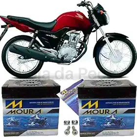 Bateria De Moto Moura Original Top Cg 150 Start 2005 À 2016