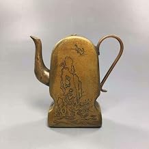 Statues and Figurines Ornaments Painting Pure Copper Teapot Dropping Water Pot Calligraphy Articles Fengshui Decoration