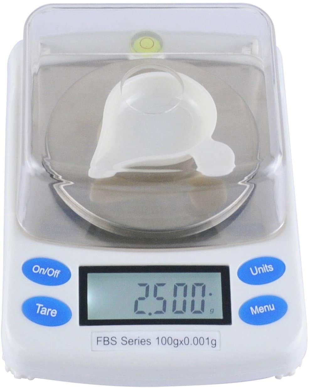 0,001G Precyzyjna waga do biżuterii z diamentami, cyfrowa waga elektroniczna, waga laboratoryjna do analizy, 6 jednostek z wyświetlaczem LCD, funkcja tarowania, 50G/0,001G