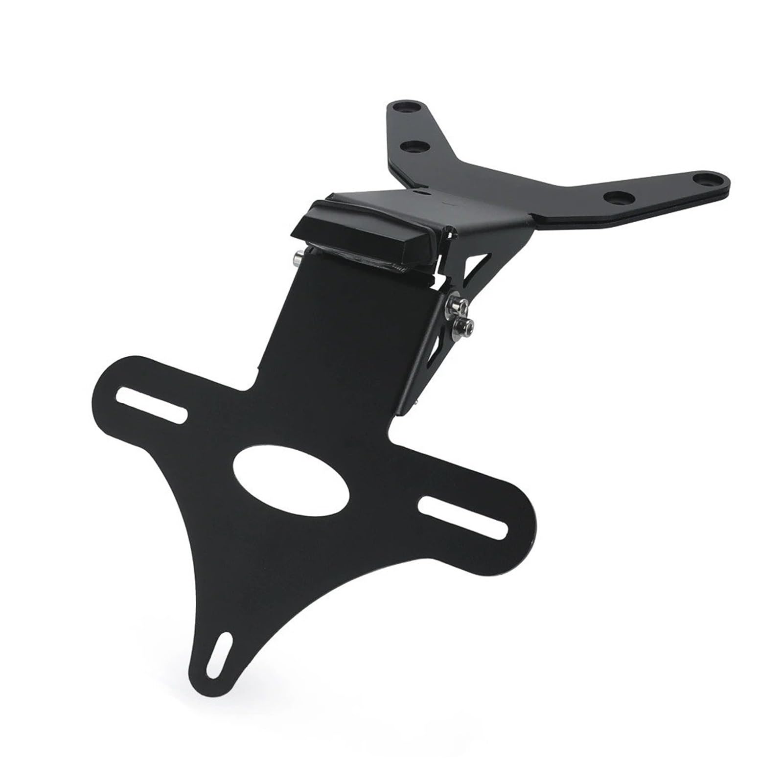 Number plate holder TMAX560 rigide en finition noire pour version Tech Max
