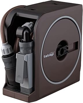 Takagi RM1110BR Hose Reel NANO NEXT 32.8 ft 10 m BR, Brown, Fashionable