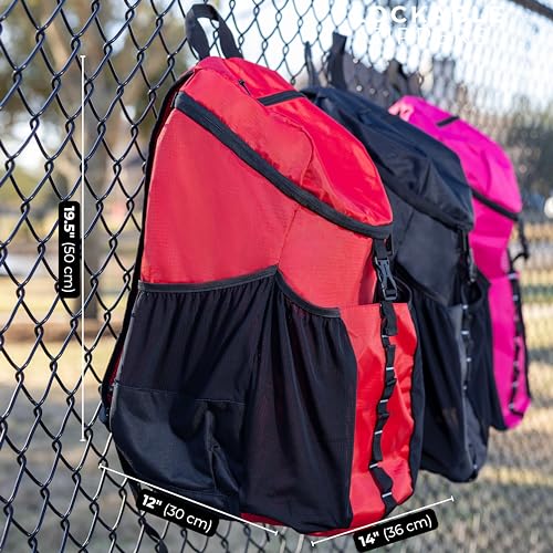 Athletico Basketball Bag - Large Basketball Backpack for Men & Women - Volleyball & Soccer (Black) - Thumbnail 4