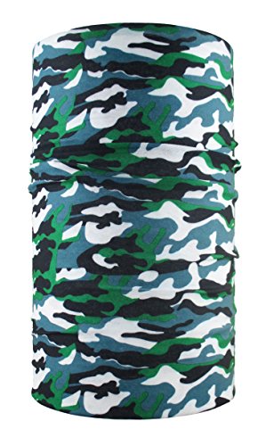 headloop panno multifunzione Camouflage foresta Loop tubo sciarpa, fazzoletto da collo Testa panno in microfibra