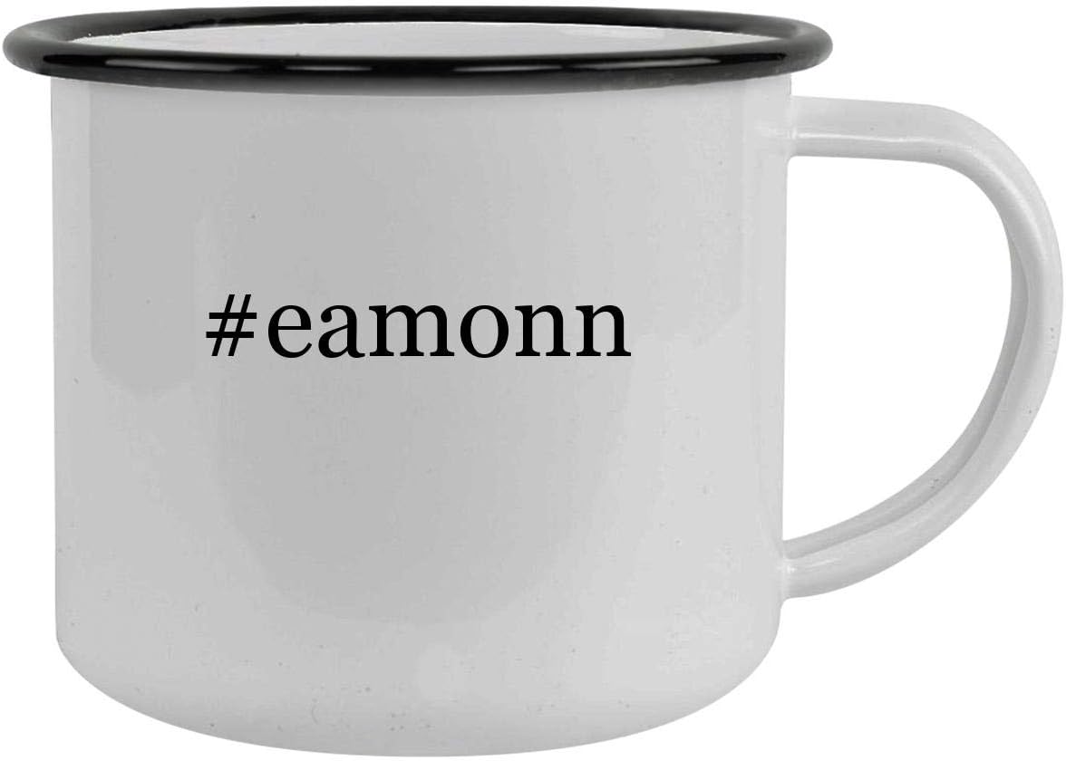 #eamonn - 12oz Hashtag Camping Mug Stainless Steel, Black