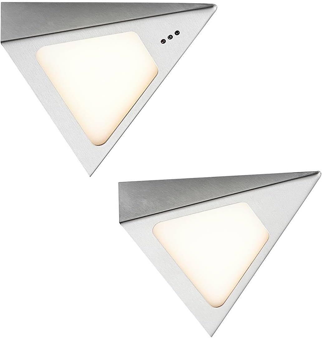 Two PRIOS Odia LED cabinet lighting units