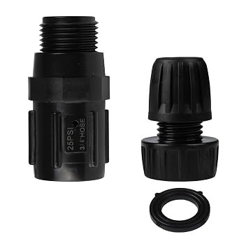 25 PSI Pressure Regulator 3/4" FHT 3/4" MHT Pressure Reducer Low Flow Valve for Drip Irrigation System, 3/4" to 1/2" Drip Irrigation Faucet Hose Adapter