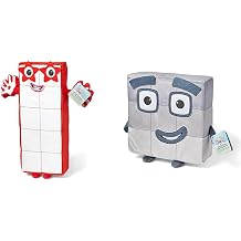 hand2mind Numberblock Ten & Nine Playful Pal Bundle, Plush Figure Toys, Numbers for Toddlers, Preschool Math Learning Toys, Stuffed Animals, Counting Blocks