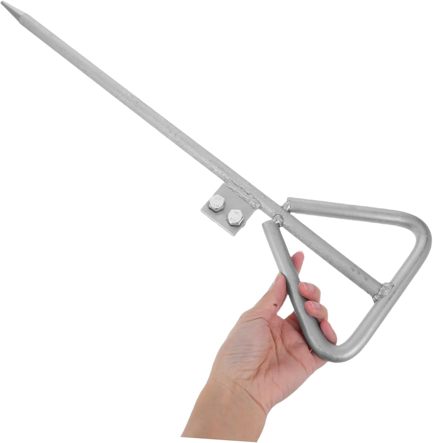 Galvanized Grounding Rod Pin for Outdoor Projects Home Use Easy Installation Ground Rod Kit for Electric Fences Generators Satellite Dishes